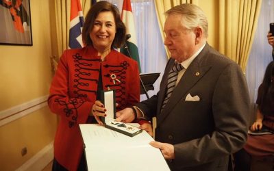 Adam Laska, Chairman of the HNCC was promoted the Knight’s Cross of the Hungarian Order of Merit by President János Áder.