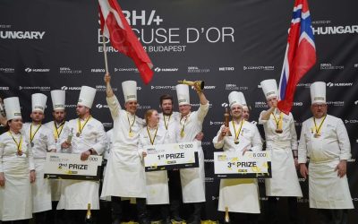 Hungarian silver and Norwegian bronze medals on Bocuse d’Or Europe 2022